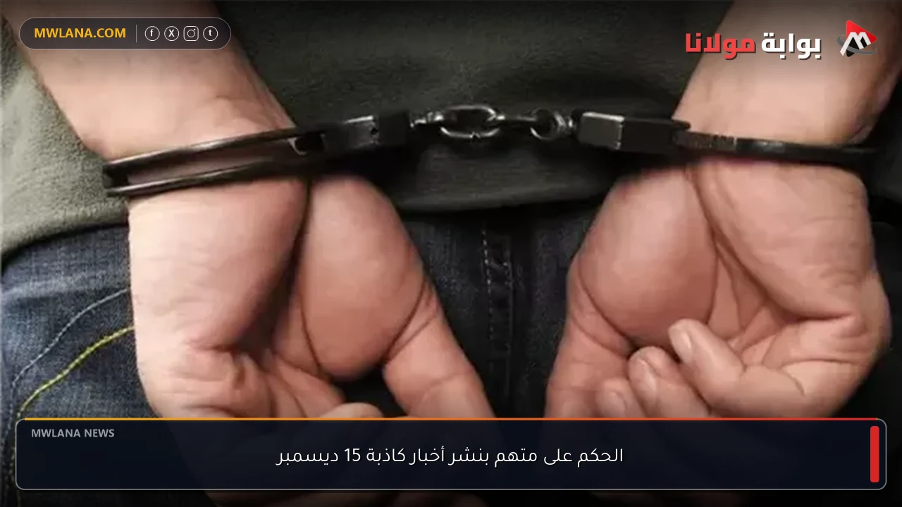 الحكم على متهم بنشر أخبار كاذبة 15 ديسمبر