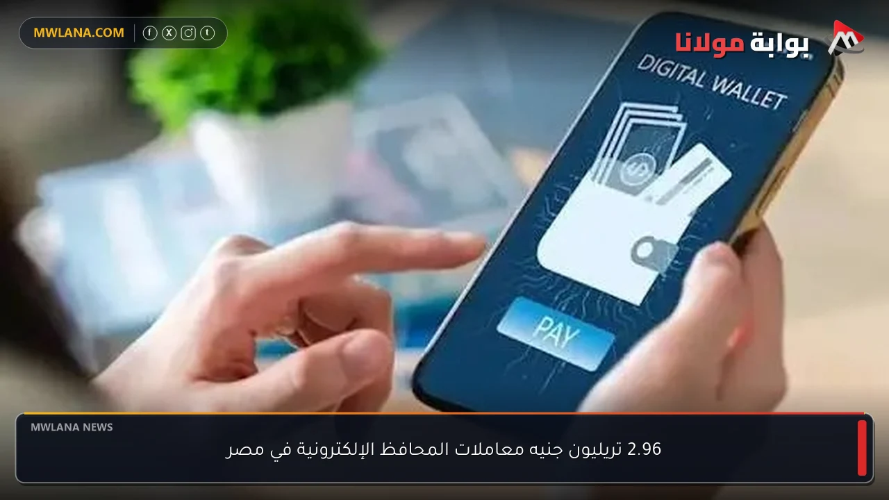 2.96 تريليون جنيه معاملات المحافظ الإلكترونية في مصر