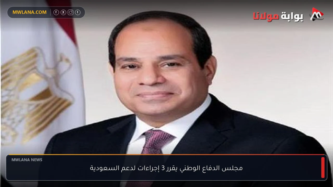 مجلس الدفاع الوطني يقرر 3 إجراءات لدعم السعودية