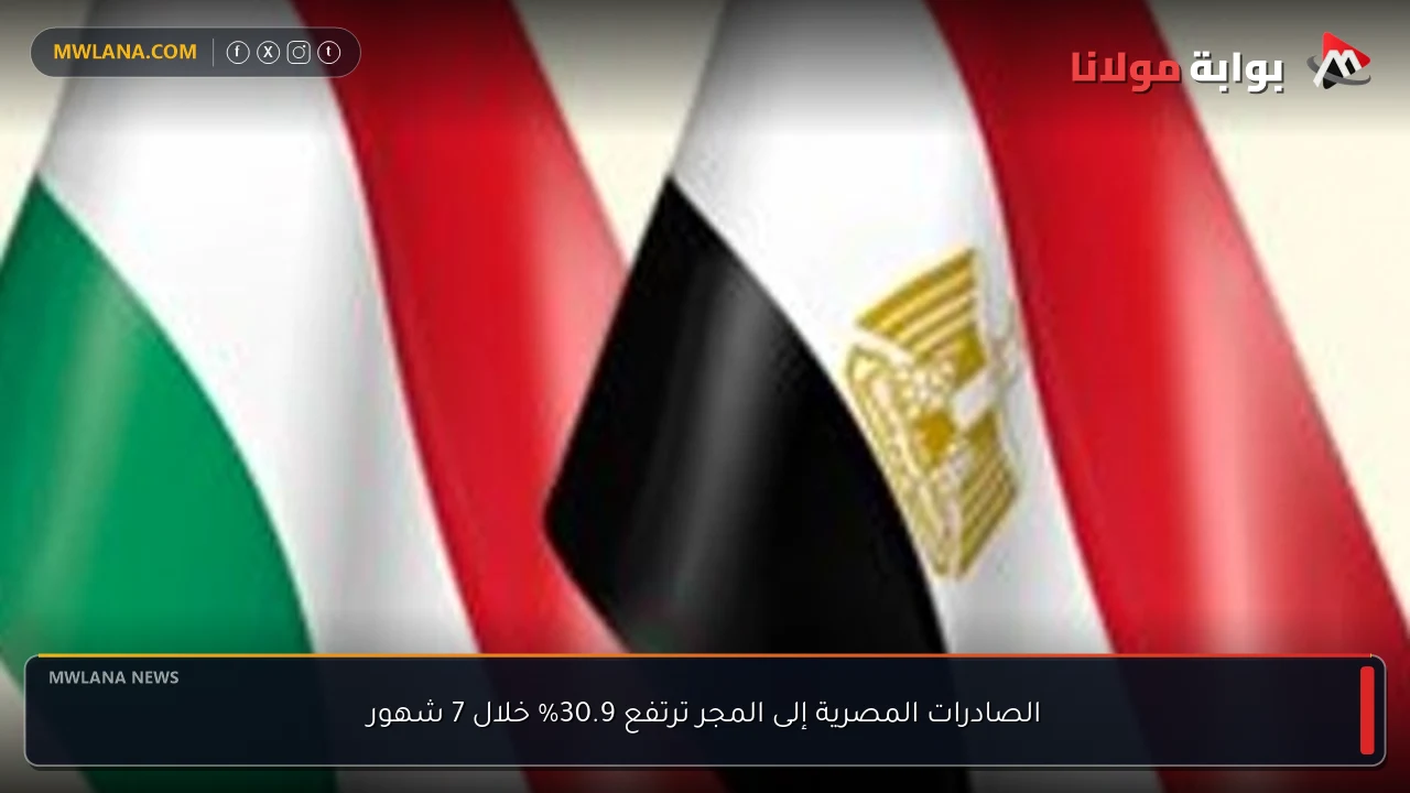 الصادرات المصرية إلى المجر ترتفع 30.9% خلال 7 شهور