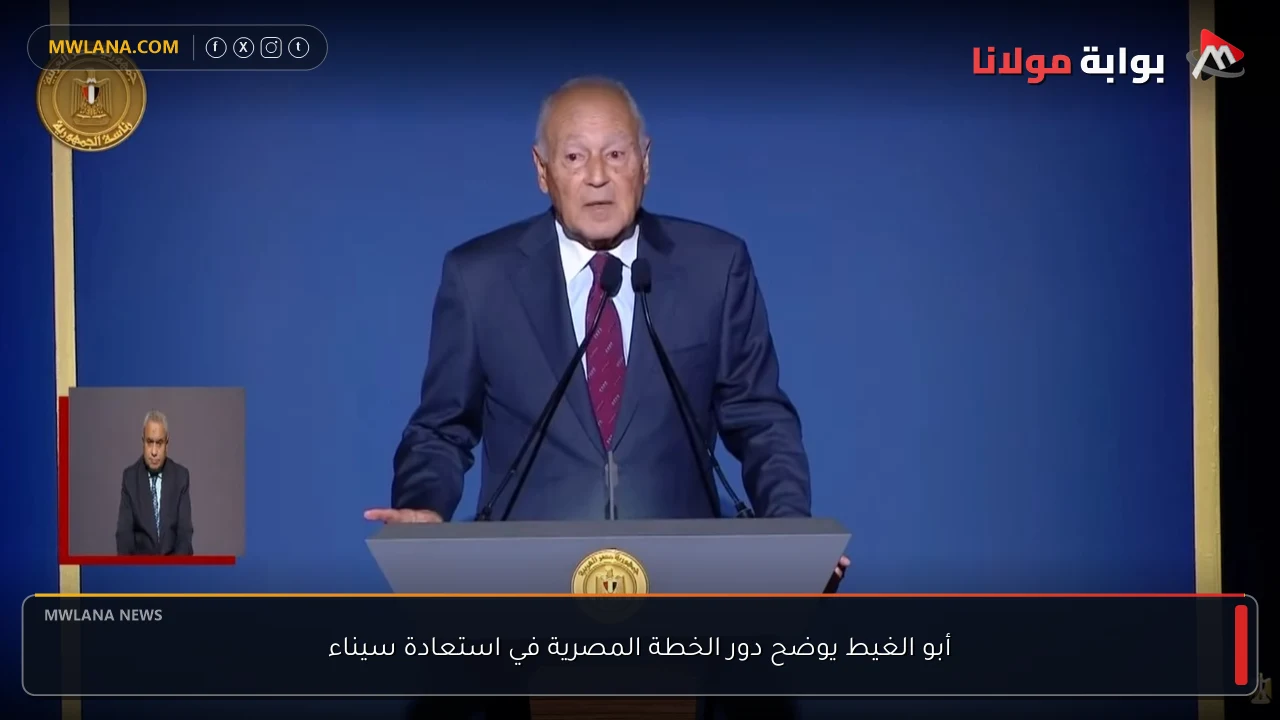 أبو الغيط يوضح دور الخطة المصرية في استعادة سيناء
