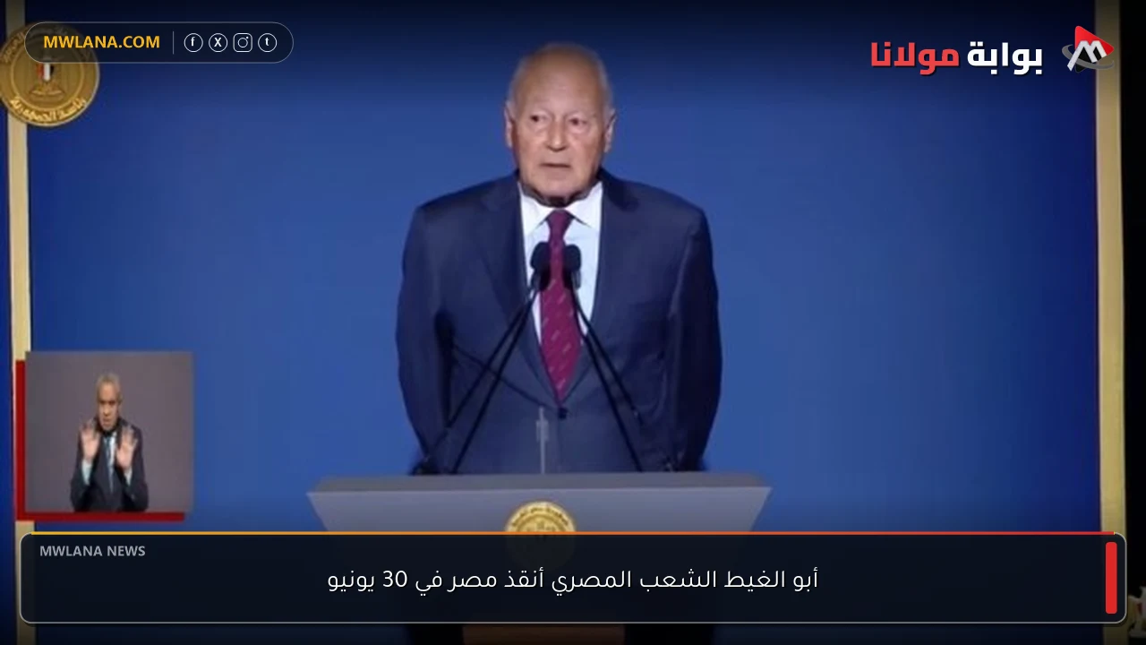 أبو الغيط الشعب المصري أنقذ مصر في 30 يونيو