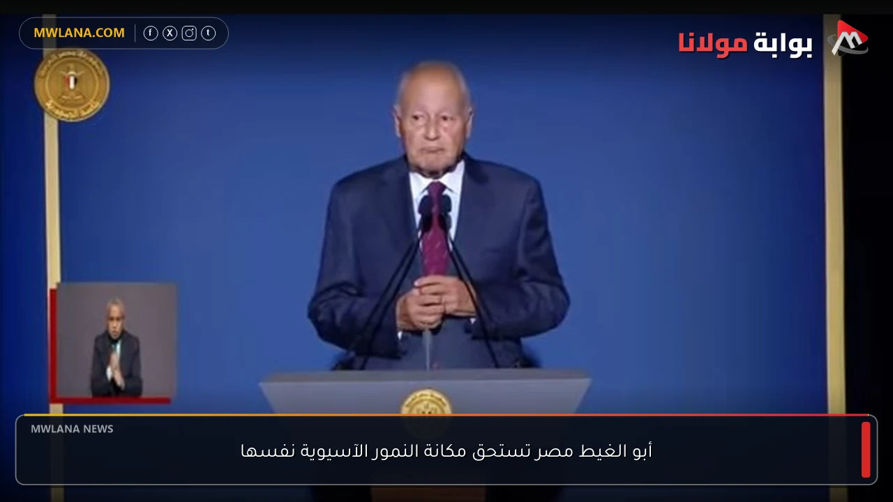 أبو الغيط مصر تستحق مكانة النمور الآسيوية نفسها