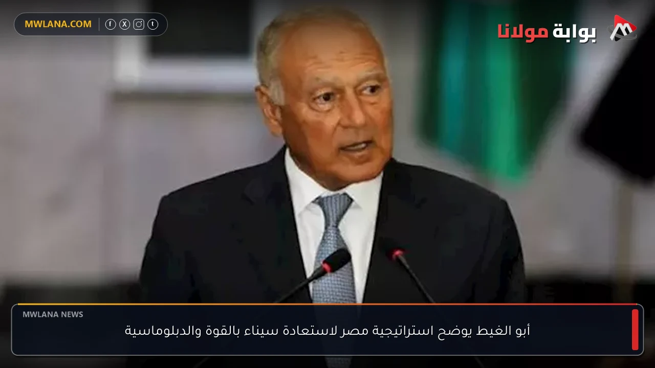 أبو الغيط يوضح استراتيجية مصر لاستعادة سيناء بالقوة والدبلوماسية