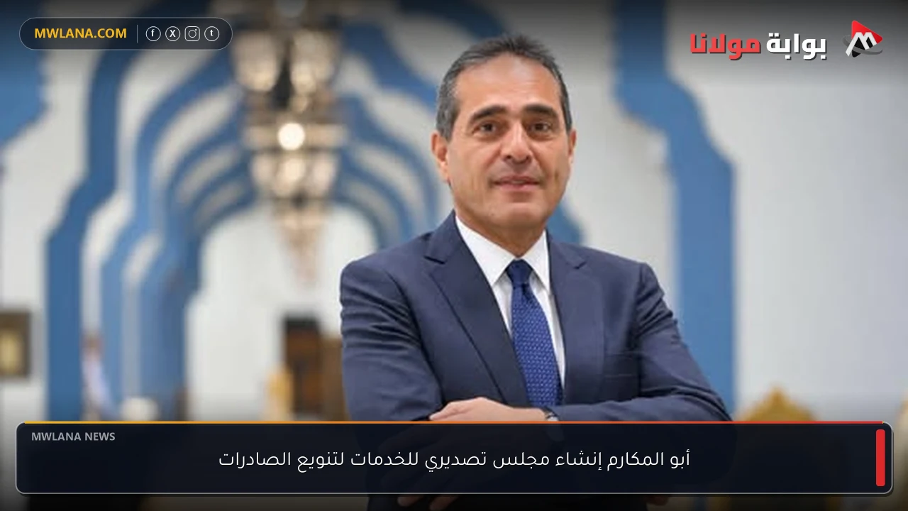 أبو المكارم إنشاء مجلس تصديري للخدمات لتنويع الصادرات