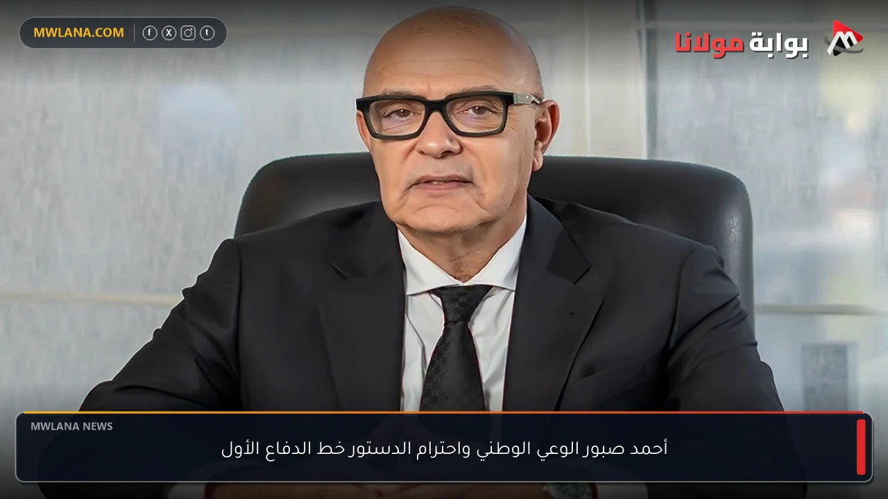 أحمد صبور الوعي الوطني واحترام الدستور خط الدفاع الأول