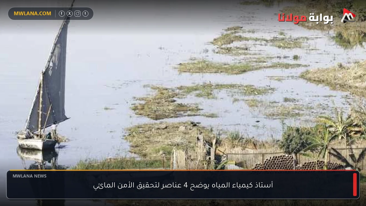 أستاذ كيمياء المياه يوضح 4 عناصر لتحقيق الأمن المائي