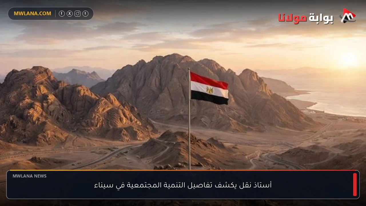 أستاذ نقل يكشف تفاصيل التنمية المجتمعية في سيناء