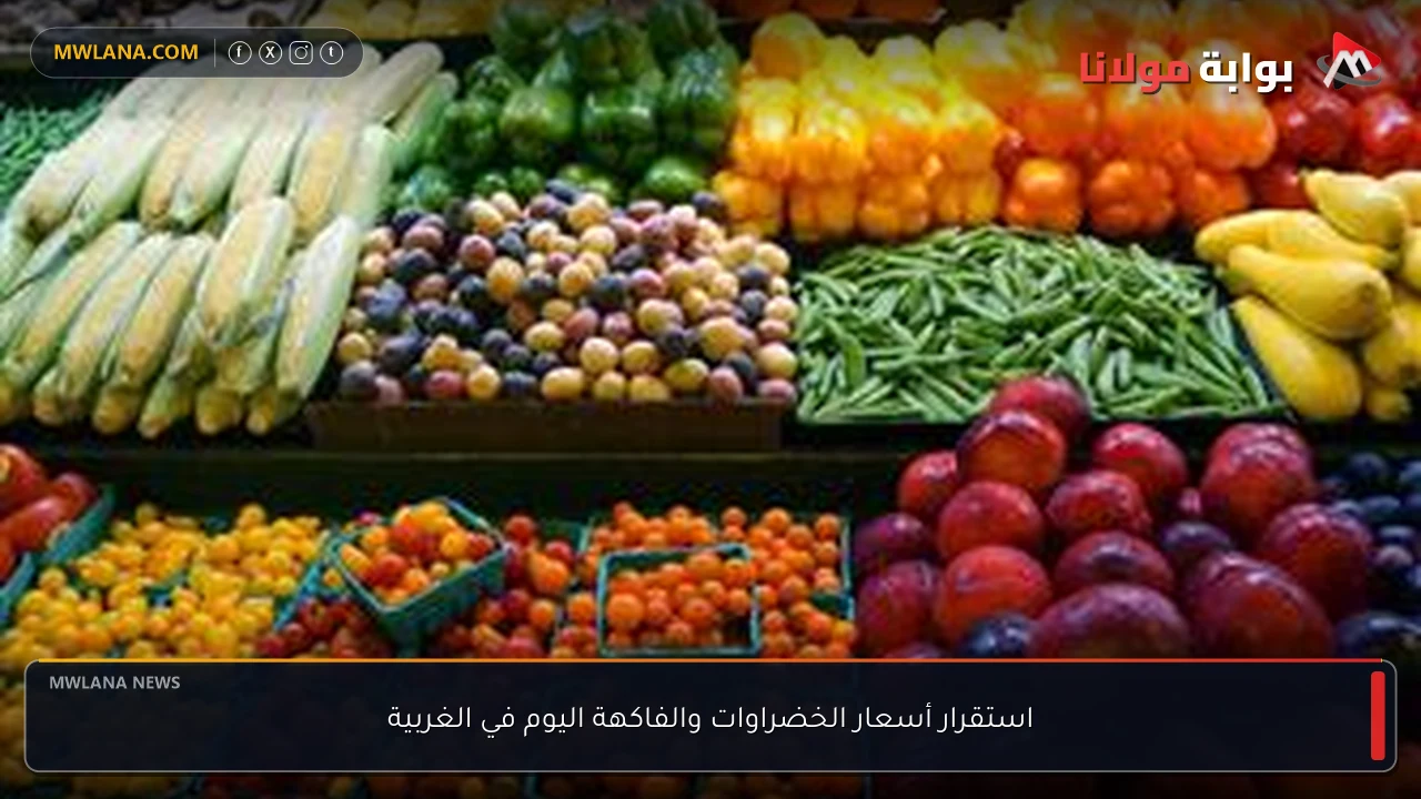 استقرار أسعار الخضراوات والفاكهة اليوم في الغربية