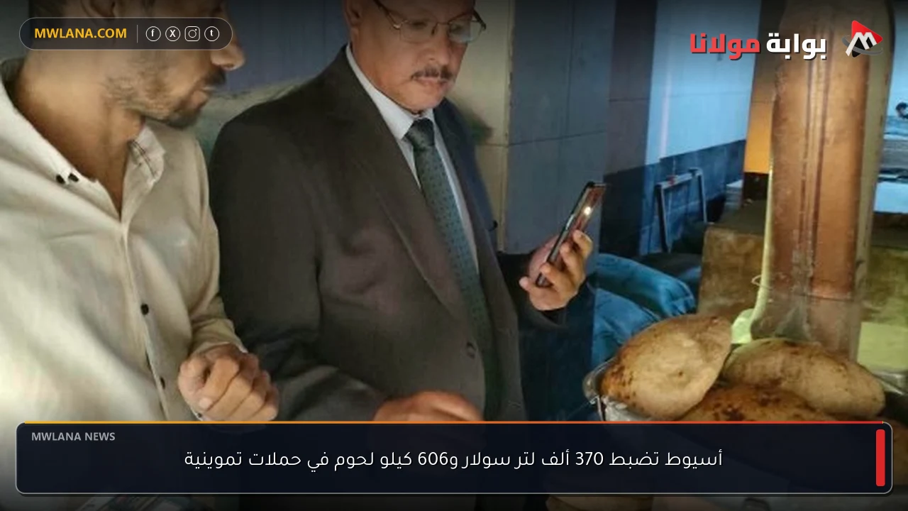 أسيوط تضبط 370 ألف لتر سولار و606 كيلو لحوم في حملات تموينية