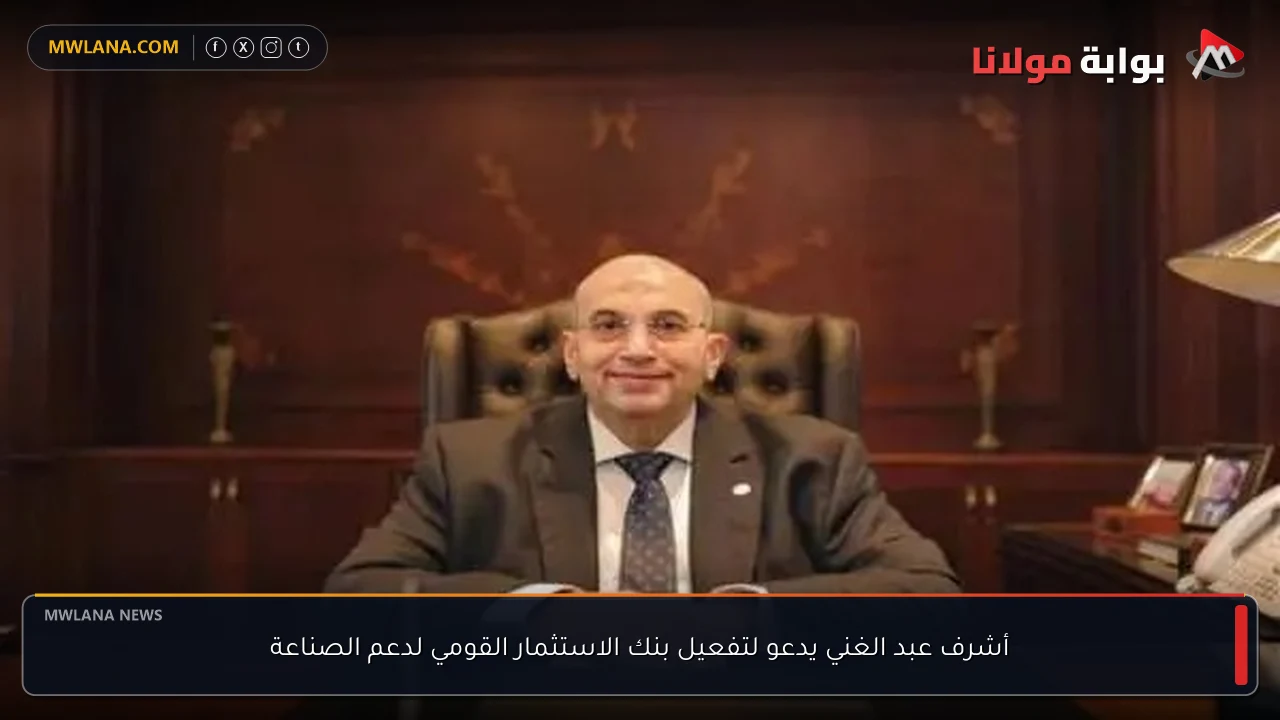 أشرف عبد الغني يدعو لتفعيل بنك الاستثمار القومي لدعم الصناعة