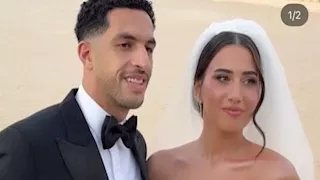 مصطفى شوبير وعروسه جنى في ليلة العمر.. أبرز مشاهد حفل الزفاف