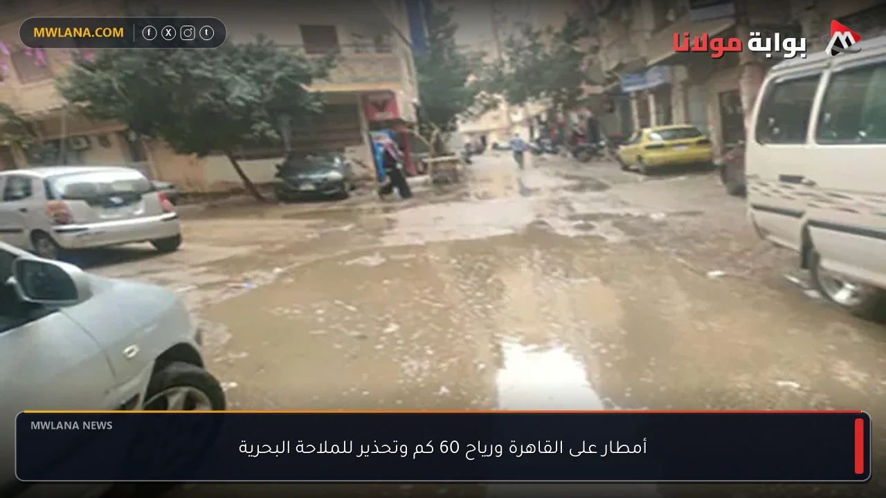 أمطار على القاهرة ورياح 60 كم وتحذير للملاحة البحرية