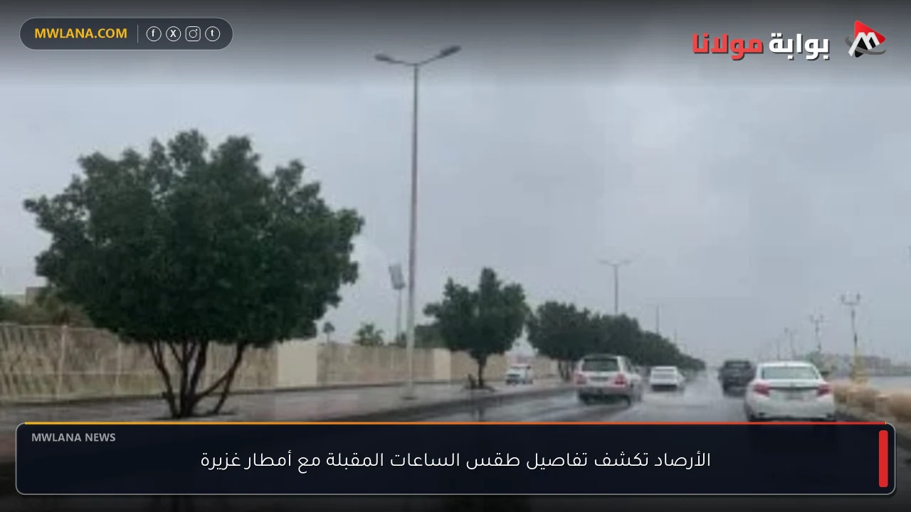 الأرصاد تكشف تفاصيل طقس الساعات المقبلة مع أمطار غزيرة