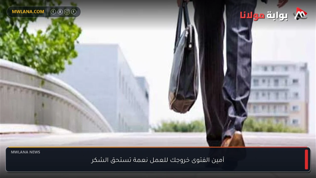 أمين الفتوى خروجك للعمل نعمة تستحق الشكر