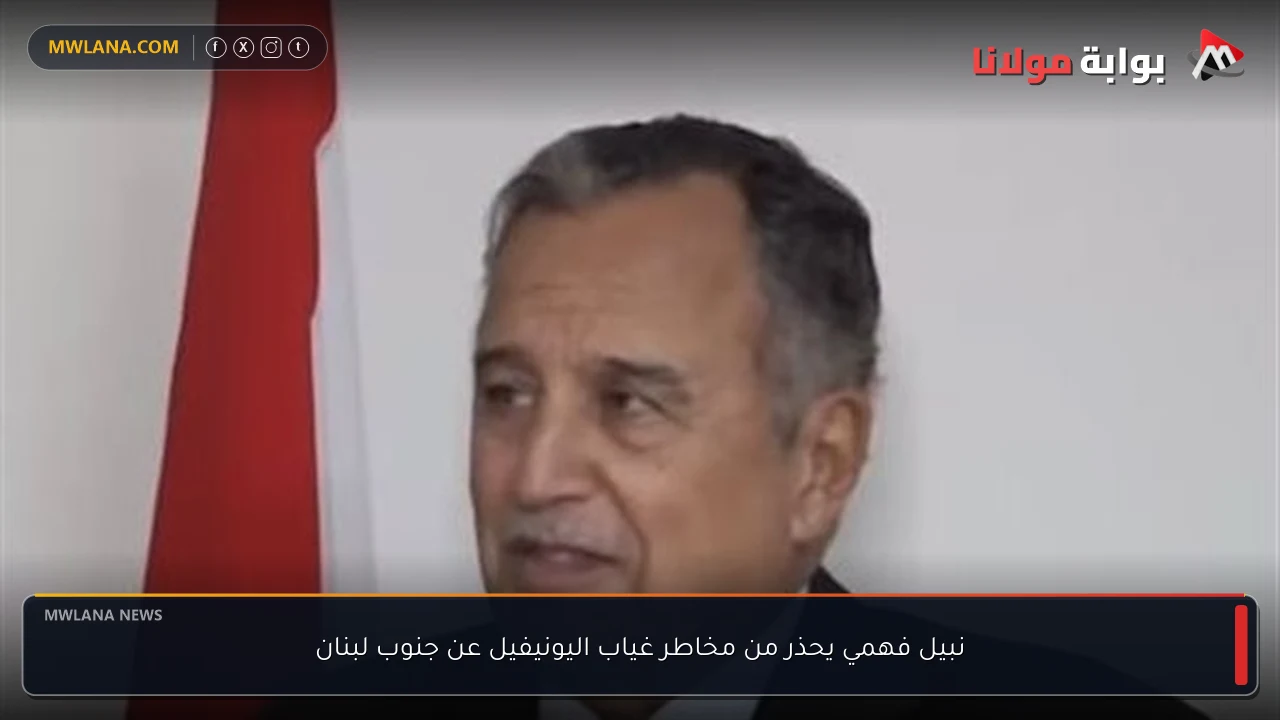 نبيل فهمي يحذر من مخاطر غياب اليونيفيل عن جنوب لبنان