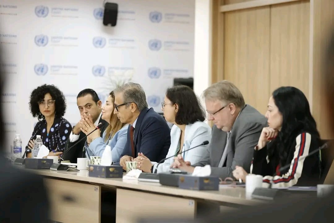 لقاء الأمين العام للأمم المتحدة مع الفريق القُطري والمديرين الإقليميين بالقاهرة