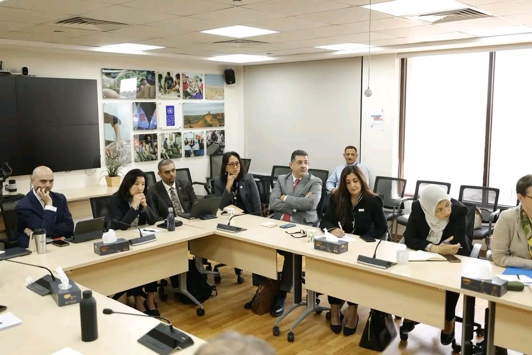 لقاء الأمين العام للأمم المتحدة مع الفريق القُطري والمديرين الإقليميين بالقاهرة