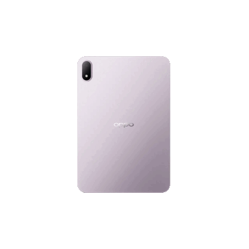 Rear view of the Oppo Pad Mini in purple