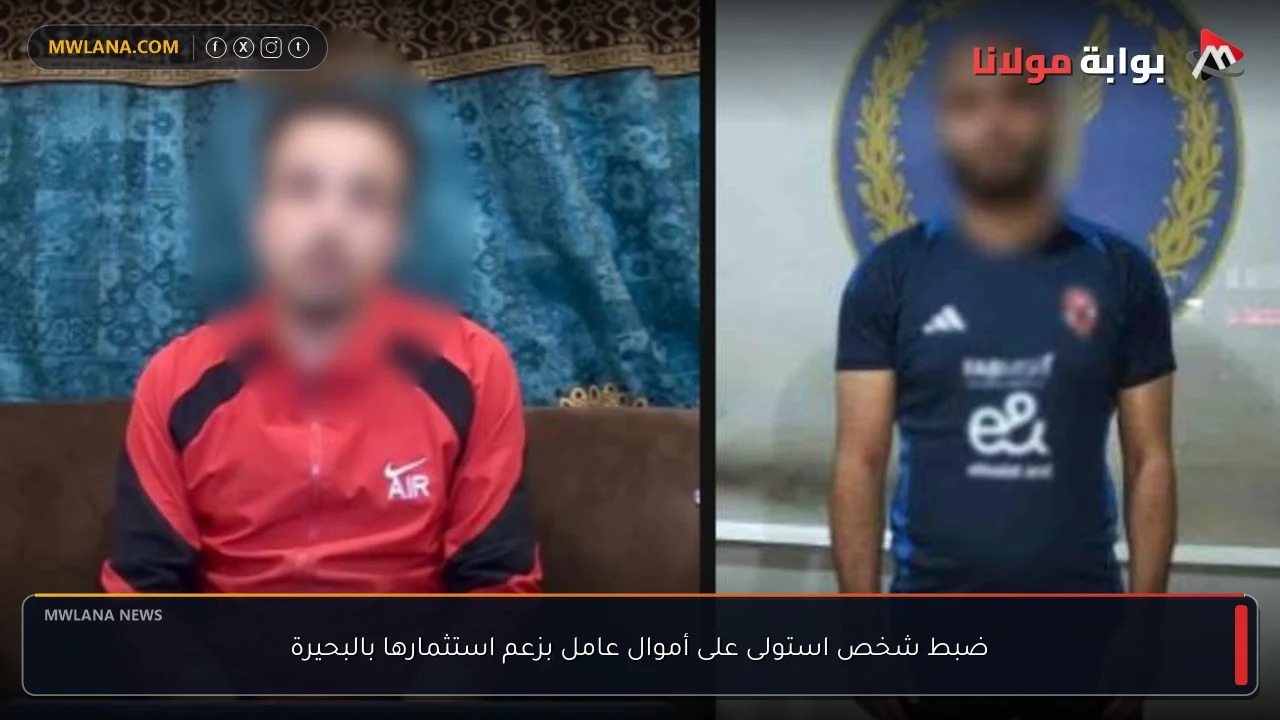 ضبط شخص استولى على أموال عامل بزعم استثمارها بالبحيرة
