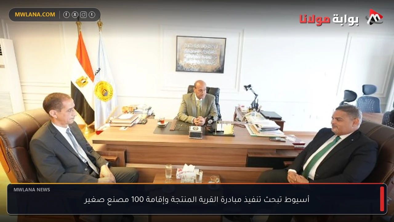 أسيوط تبحث تنفيذ مبادرة القرية المنتجة وإقامة 100 مصنع صغير