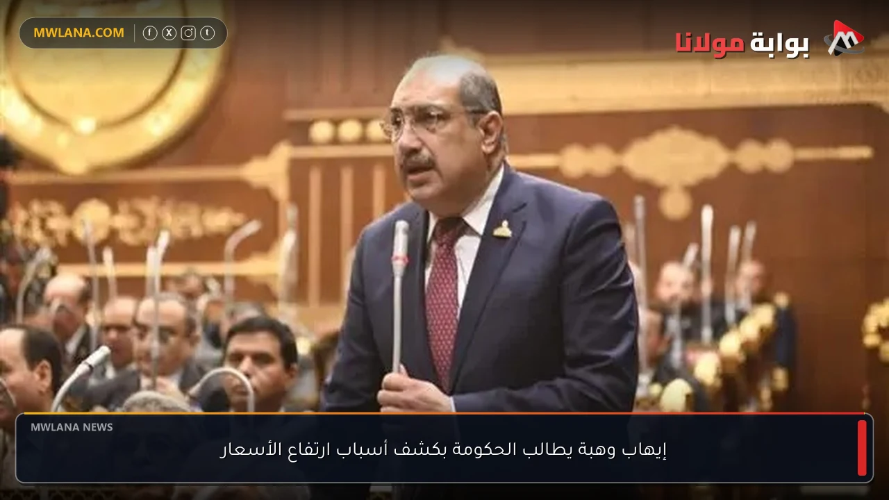 إيهاب وهبة يطالب الحكومة بكشف أسباب ارتفاع الأسعار