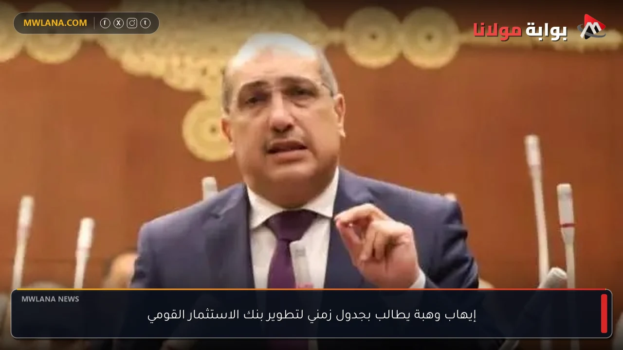 إيهاب وهبة يطالب بجدول زمني لتطوير بنك الاستثمار القومي