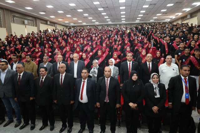 احتفالية أسرة طلاب من أجل مصر بجامعة قنا
