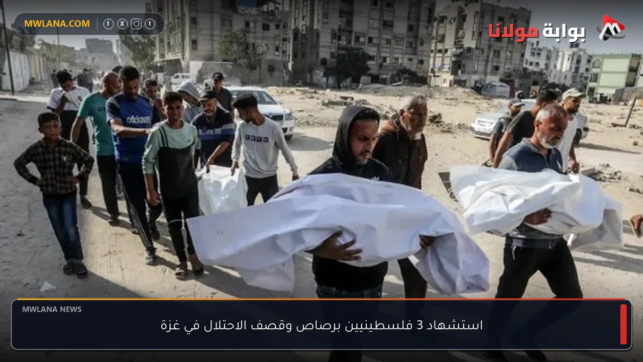استشهاد 3 فلسطينيين برصاص وقصف الاحتلال في غزة