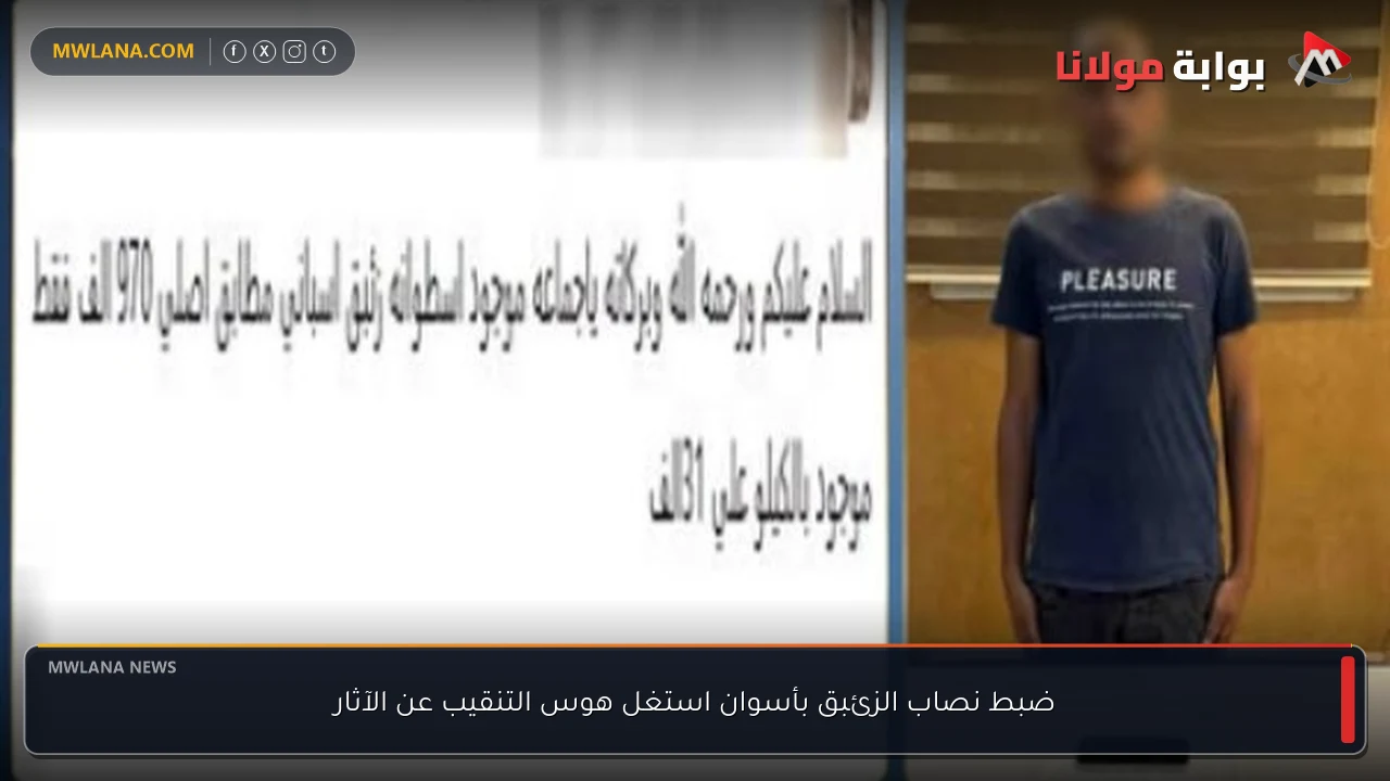 ضبط نصاب الزئبق بأسوان استغل هوس التنقيب عن الآثار