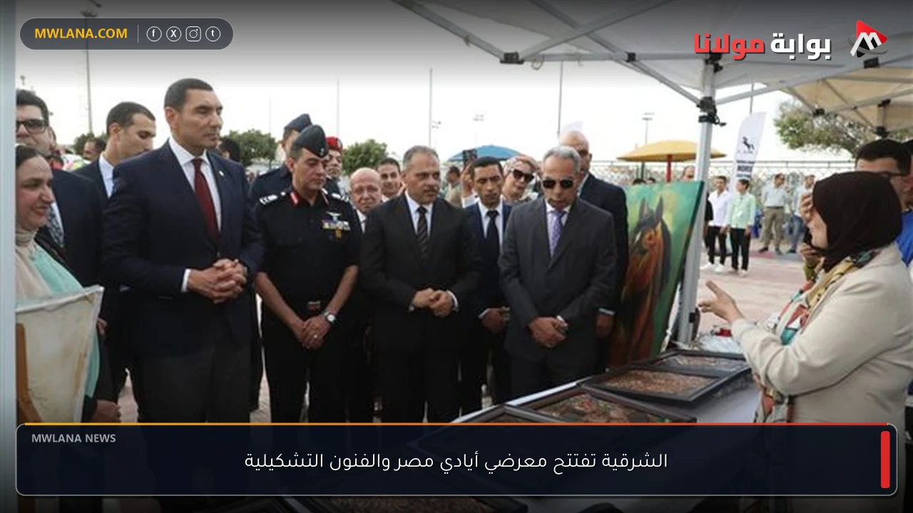 الشرقية تفتتح معرضي أيادي مصر والفنون التشكيلية