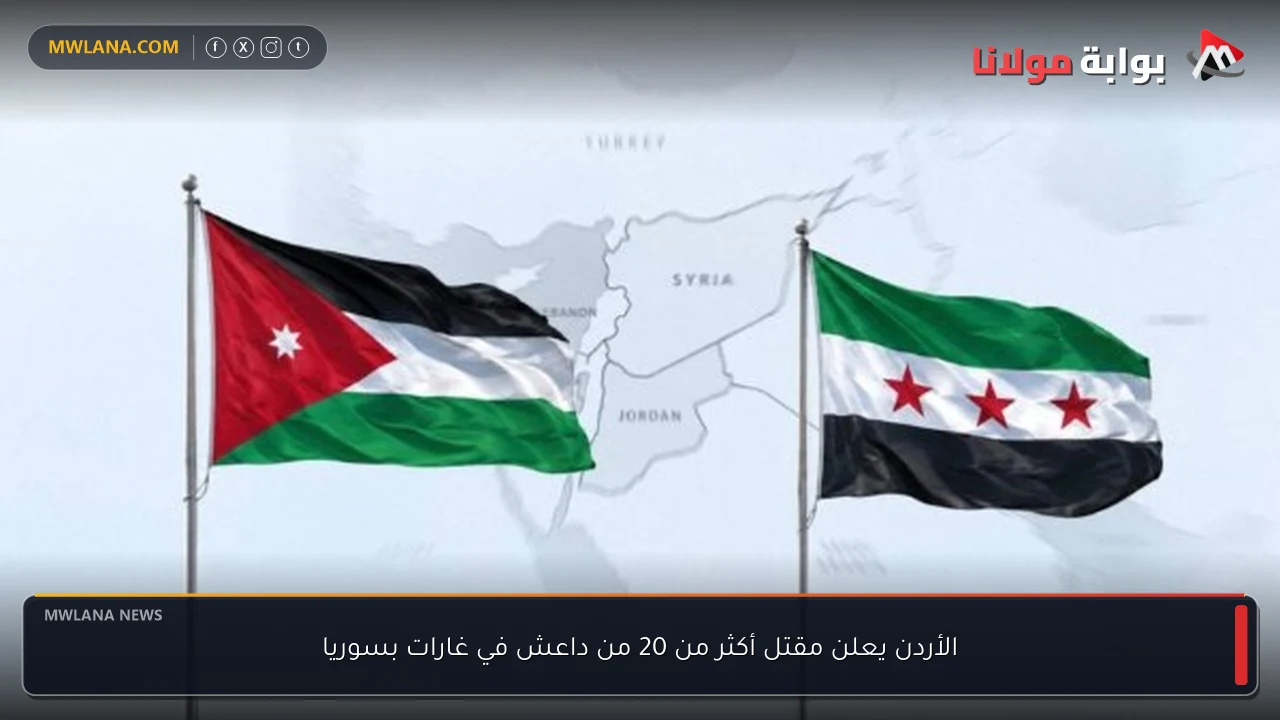 الأردن يعلن مقتل أكثر من 20 من داعش في غارات بسوريا
