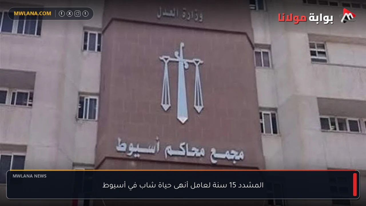 المشدد 15 سنة لعامل أنهى حياة شاب في أسيوط