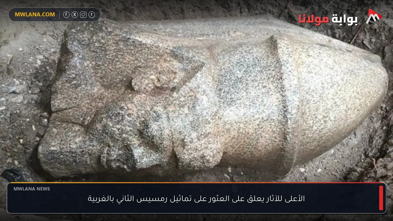الأعلى للآثار يعلق على العثور على تماثيل رمسيس الثاني بالغربية