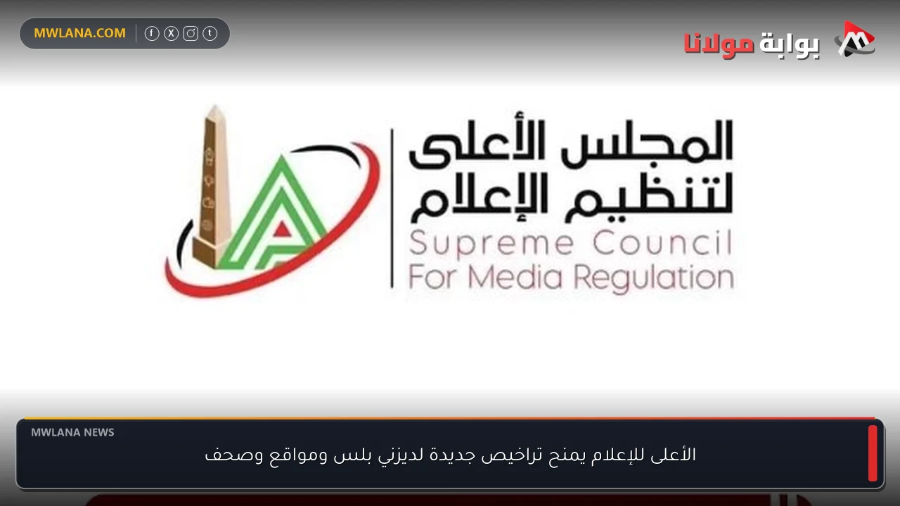 الأعلى للإعلام يمنح تراخيص جديدة لديزني بلس ومواقع وصحف