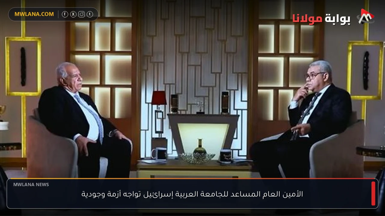 الأمين العام المساعد للجامعة العربية إسرائيل تواجه أزمة وجودية