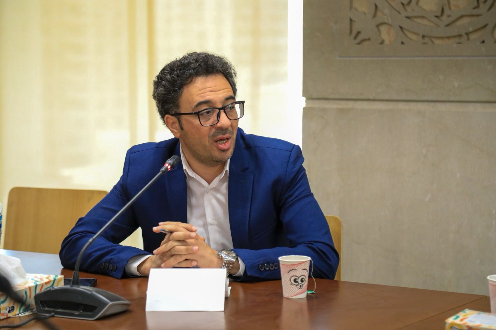 الدكتور محمد ورداني مدير المركز الاعلامي بمجمع البحوث الإسلامية