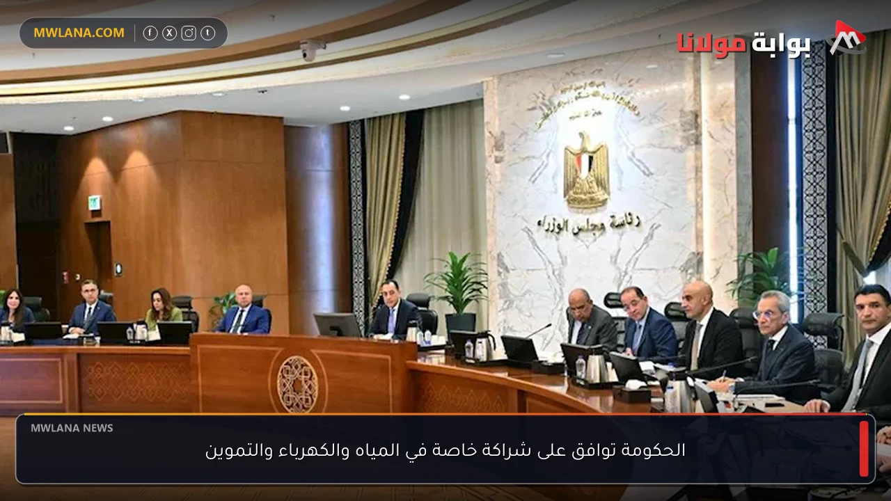 الحكومة توافق على شراكة خاصة في المياه والكهرباء والتموين
