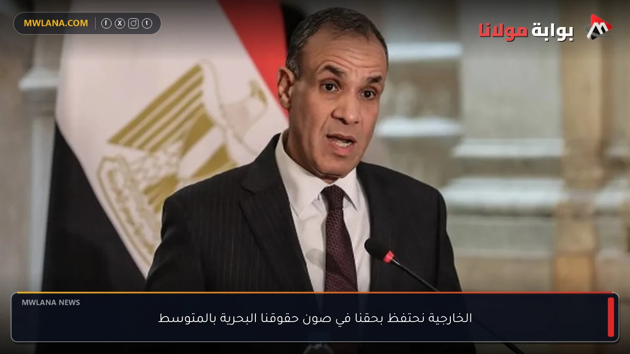 الخارجية نحتفظ بحقنا في صون حقوقنا البحرية بالمتوسط