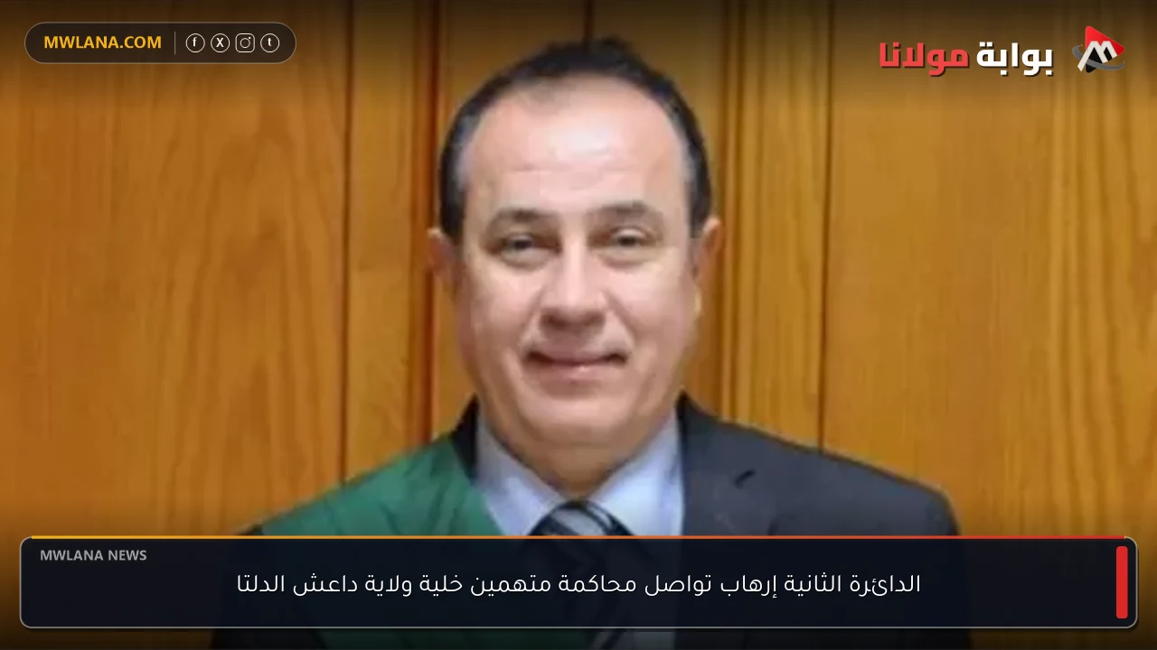 الدائرة الثانية إرهاب تواصل محاكمة متهمين خلية ولاية داعش الدلتا