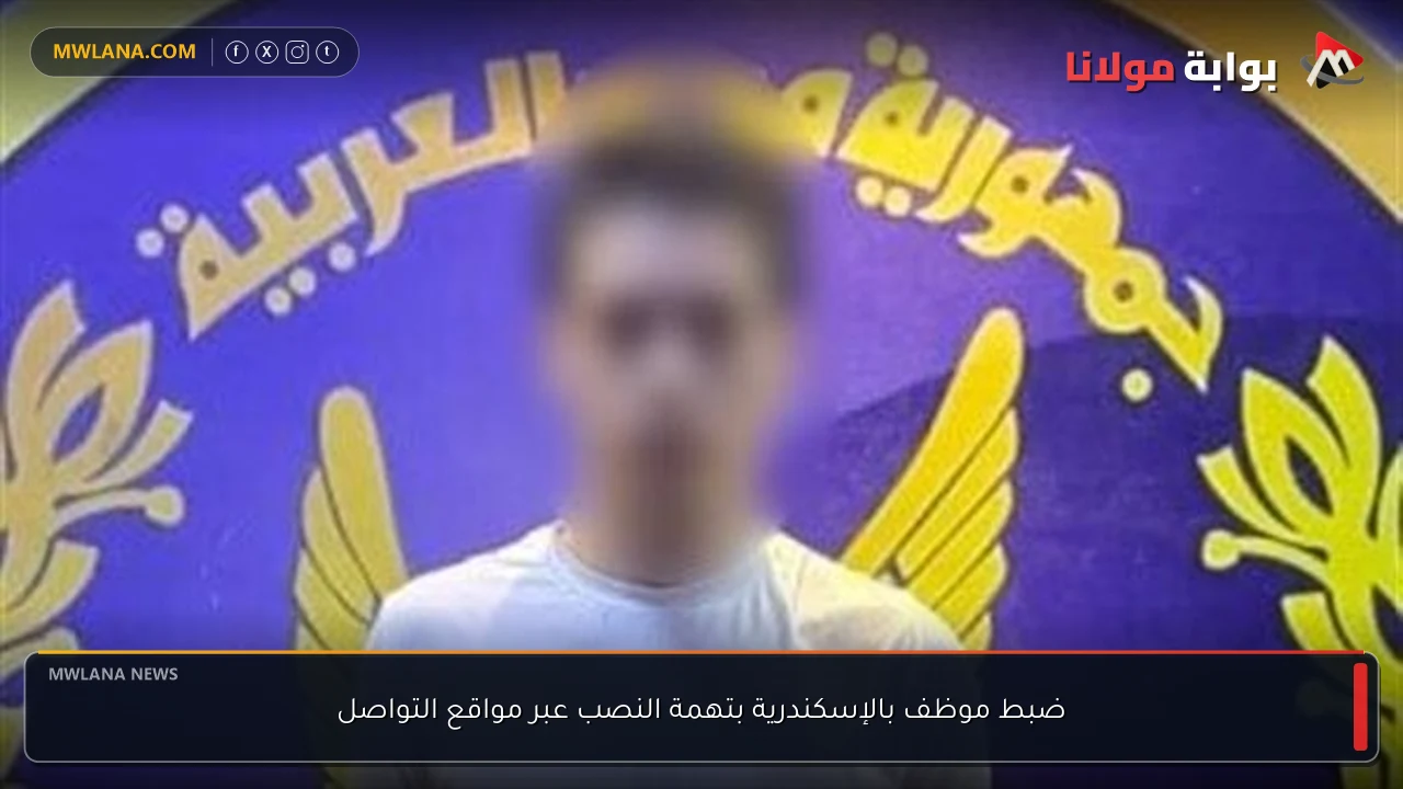 ضبط موظف بالإسكندرية بتهمة النصب عبر مواقع التواصل