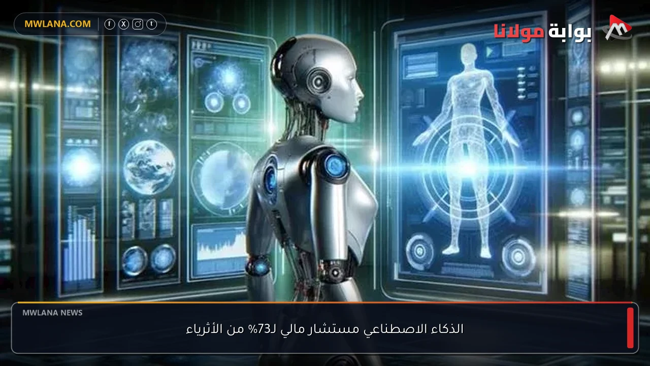 الذكاء الاصطناعي مستشار مالي لـ73% من الأثرياء
