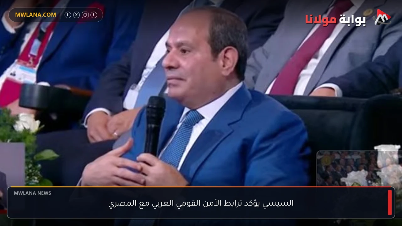 السيسي يؤكد ترابط الأمن القومي العربي مع المصري