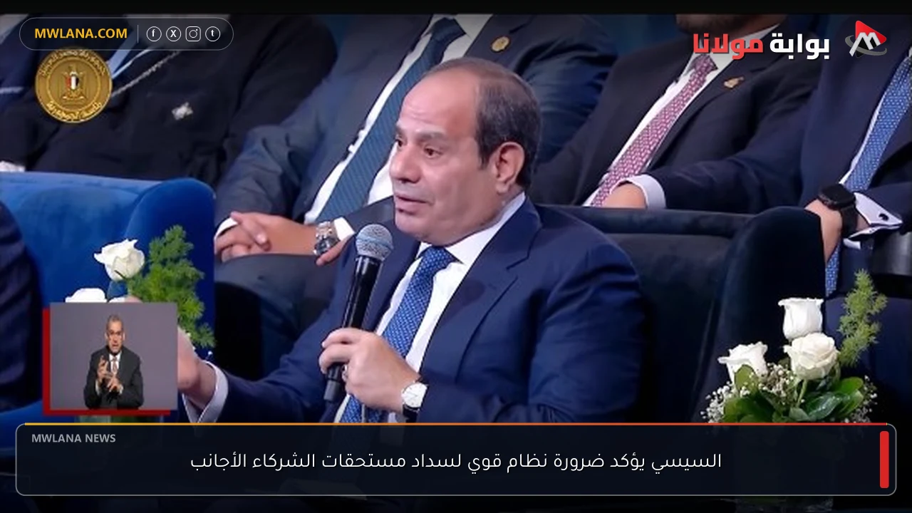 السيسي يؤكد ضرورة نظام قوي لسداد مستحقات الشركاء الأجانب