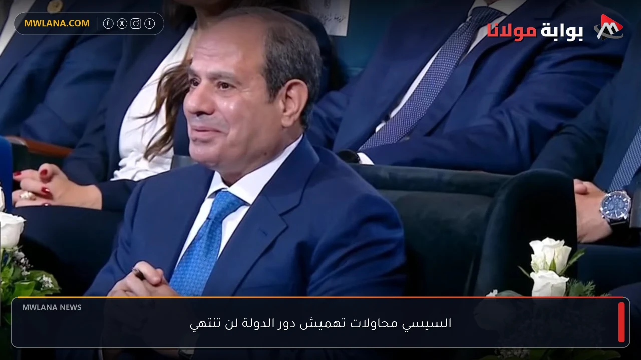السيسي محاولات تهميش دور الدولة لن تنتهي