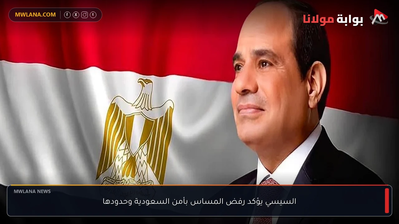 السيسي يؤكد رفض المساس بأمن السعودية وحدودها