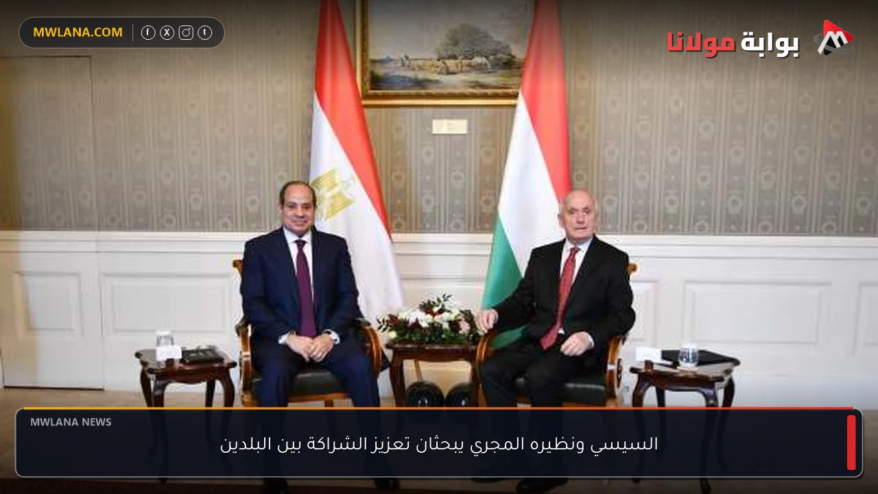 السيسي ونظيره المجري يبحثان تعزيز الشراكة بين البلدين