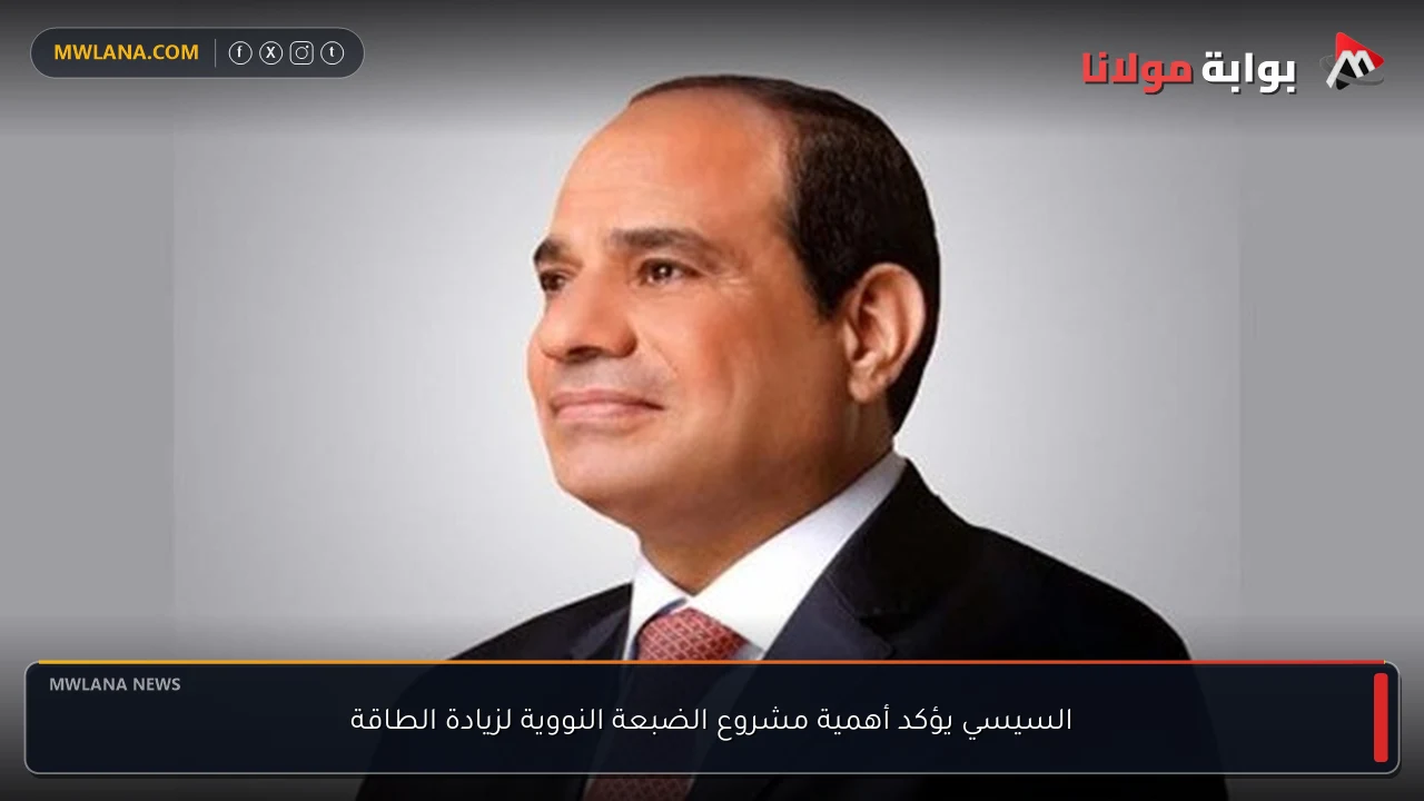 السيسي يؤكد أهمية مشروع الضبعة النووية لزيادة الطاقة
