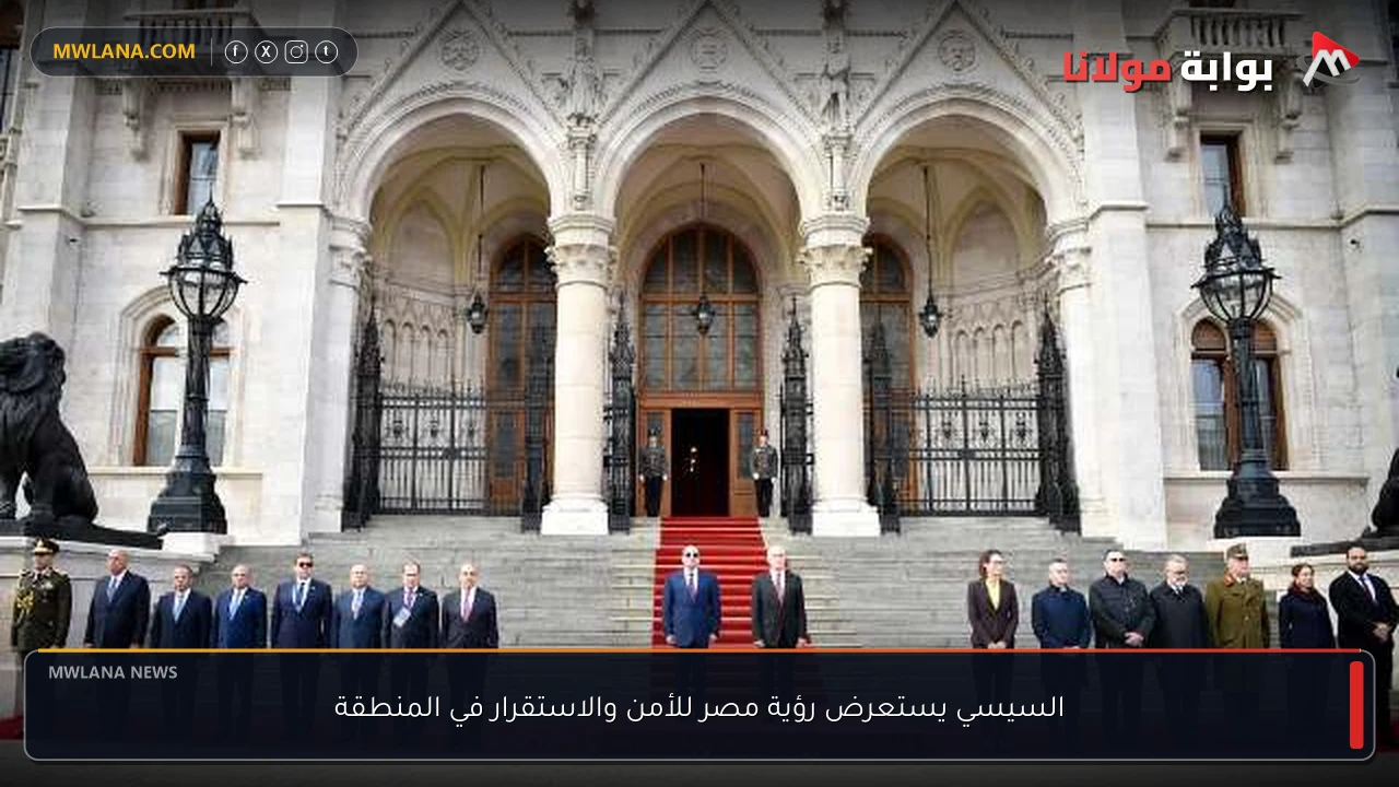 السيسي يستعرض رؤية مصر للأمن والاستقرار في المنطقة