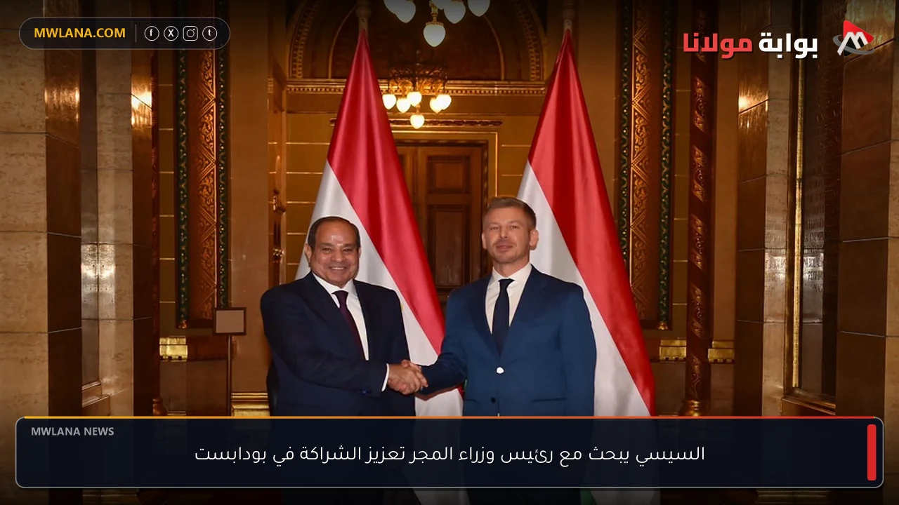 السيسي يبحث مع رئيس وزراء المجر تعزيز الشراكة في بودابست
